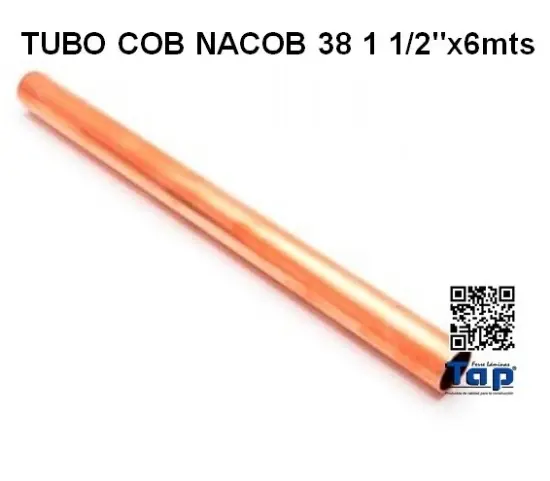 Imagen de TUBO COB NACOB 38 1 1/2"x6mts