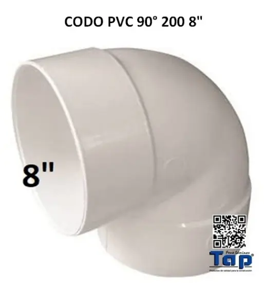 Imagen de CODO PVC 90° 200 8"
