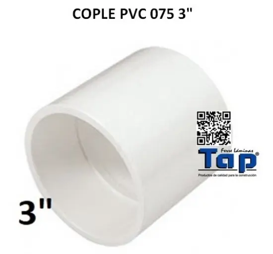 Imagen de COPLE PVC 075 3"