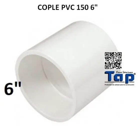 Imagen de COPLE PVC 150 6"