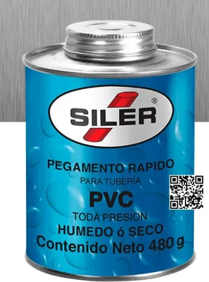 Imagen de PEGAMENTO PVC AZUL 500ML BOTE COND HUM Y SEC