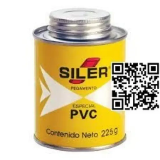 Imagen de PEGAMENTO P/PVC SILER 225 gr