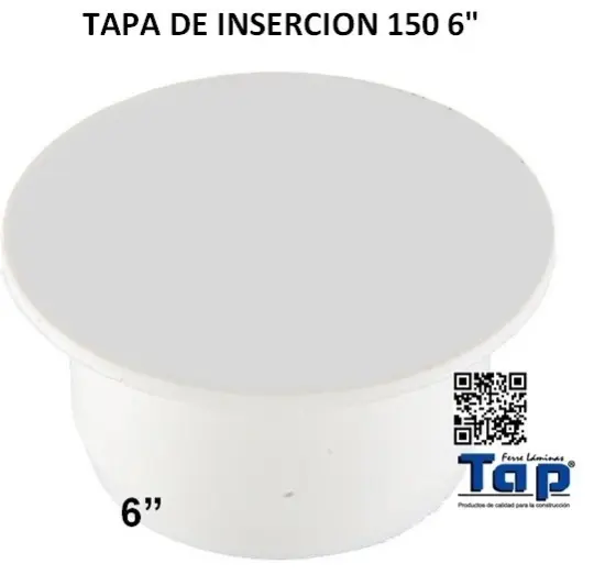 Imagen de TAPA DE INSERCION 150 6"