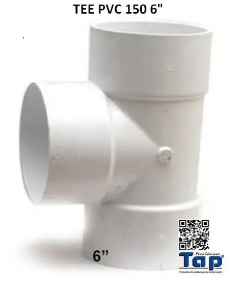 Imagen de TEE PVC 150 6"