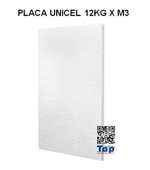 Imagen de PLACA UNICEL 12KG X M3