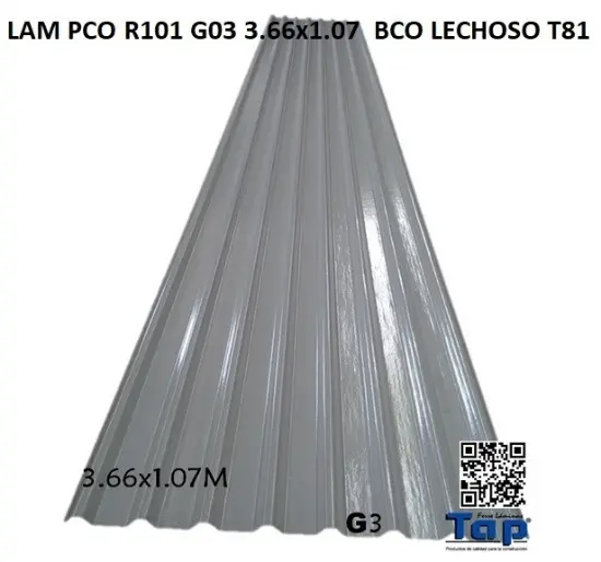 Imagen de LAM PCO R101 G03 3.66x1.07  BCO LECHOSO T81