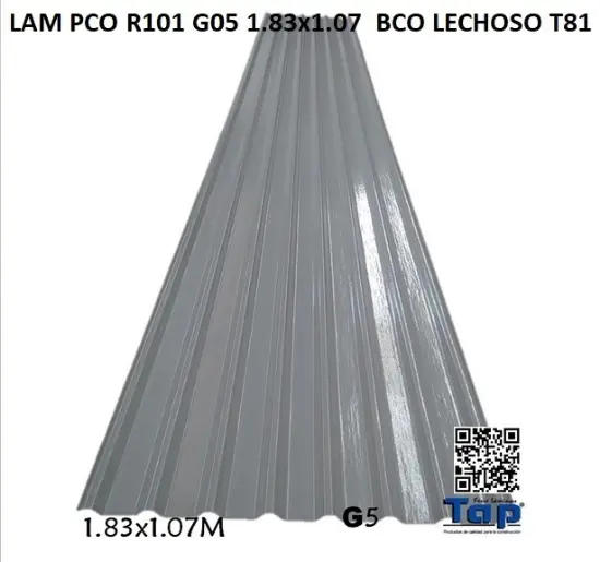 Imagen de LAM PCO R101 G05 1.83X1.07  BCO LECHOSO T81