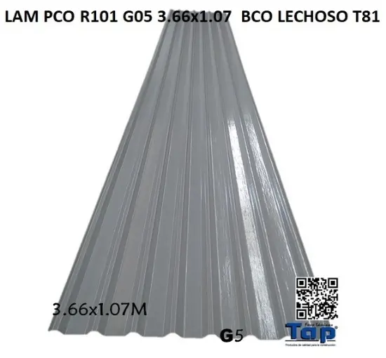 Imagen de LAM PCO R101 G05 3.66x1.07  BCO LECHOSO T81