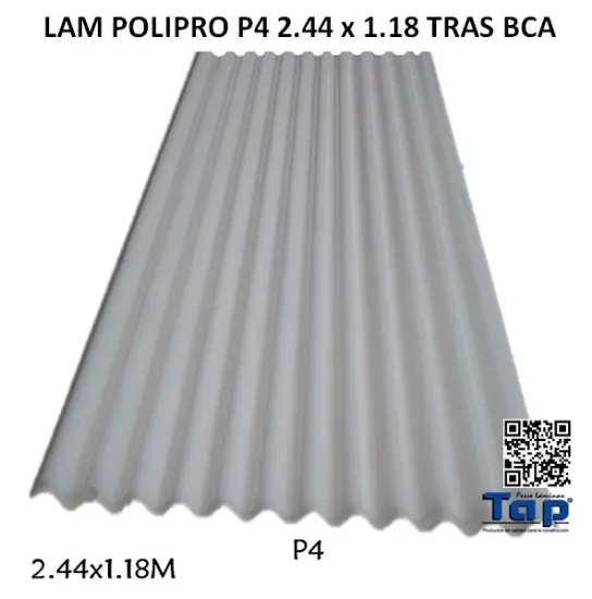 Imagen de LAM POLIPRO P4 2.44 x 1.18 TRAS BCA