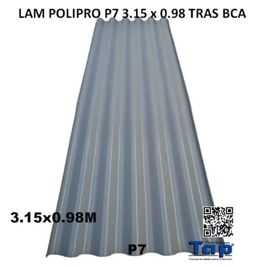 Imagen de LAM POLIPRO P7 3.15 x 0.98 TRAS BCA