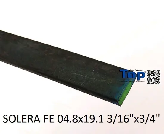 Imagen de SOLERA FE 04.8x19.1 3/16"x3/4"