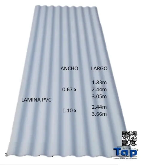 Imagen de LAM PVC MEDIDAS