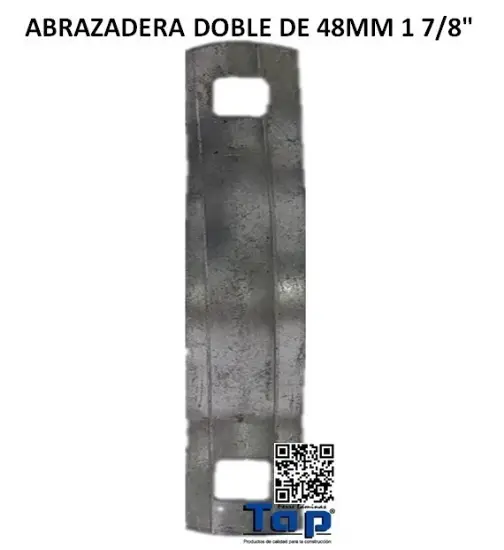 Imagen de ABRAZADERA DOBLE DE 48MM 1 7/8"