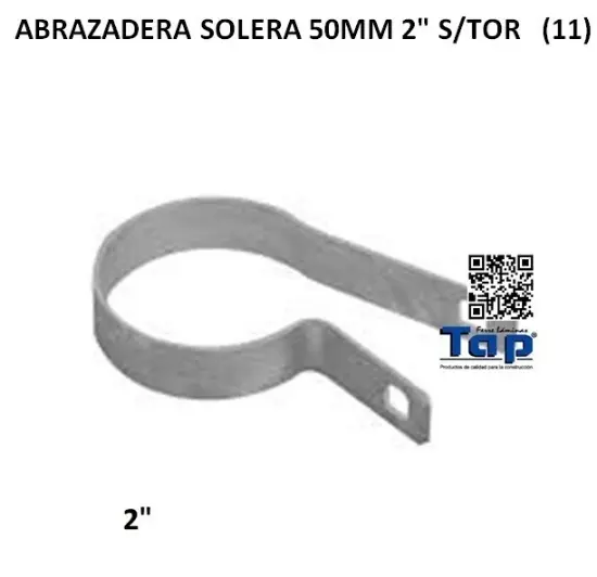 Imagen de ABRAZADERA SOLERA 50MM 2" S/TOR      (11)