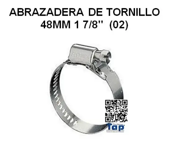 Imagen de ABRAZADERA DE TORNILLO 48MM 1 7/8"  (02)