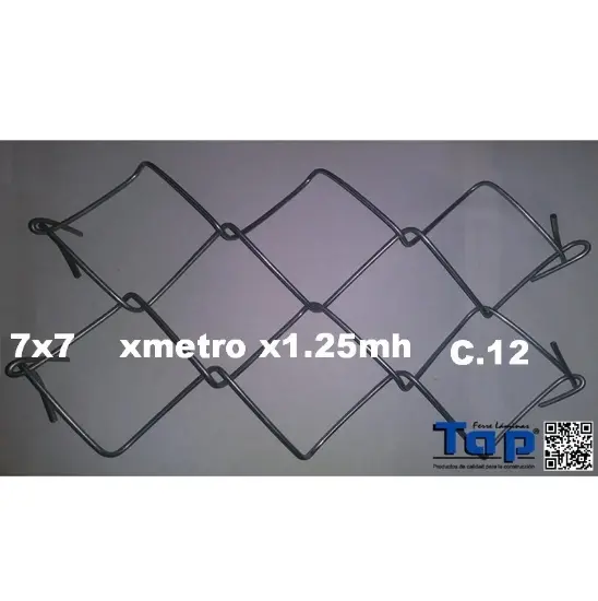 Imagen de MALLA CICLxmetro C12 AB 7x7 1.25mh