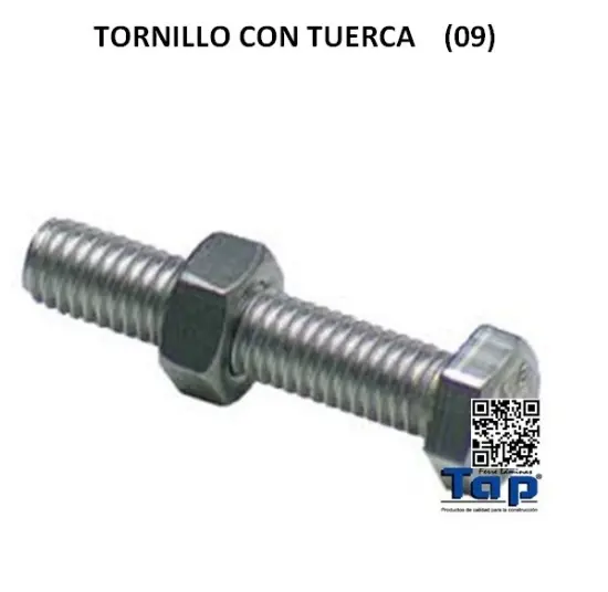 Imagen de TORNILLO CON TUERCA                              (09)