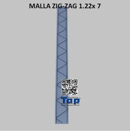Imagen de MALLA ZIG-ZAG 1.22X 7