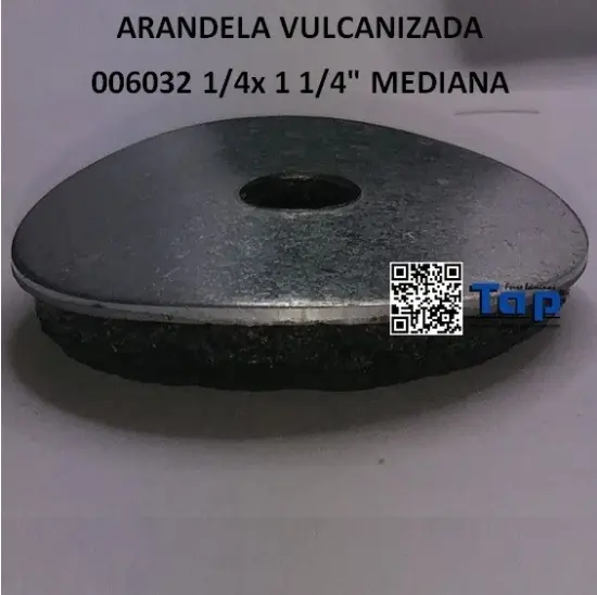 Imagen de ARANDELA VULCANIZADA 006032 1/4x 1 1/4" MEDIANA
