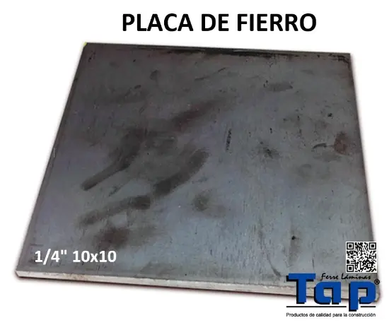 Imagen de PLACA FE 006 1/4" 10x10