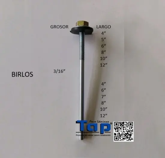 Imagen de BIRLOS 3/16