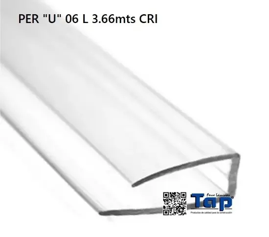 Imagen de PER "U" 06 L 3.66mts CRI