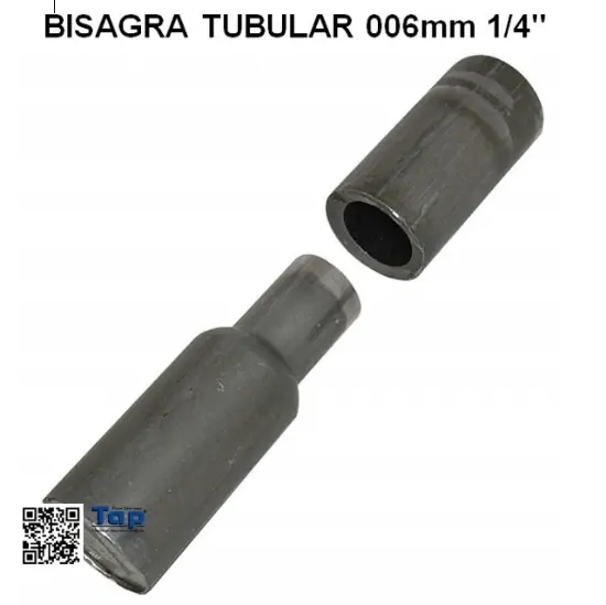Imagen de BISAGRA TUBULAR 006mm 1/4"