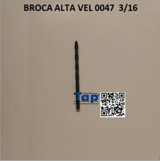 Imagen de BROCA ALTA VEL 0047  3/16
