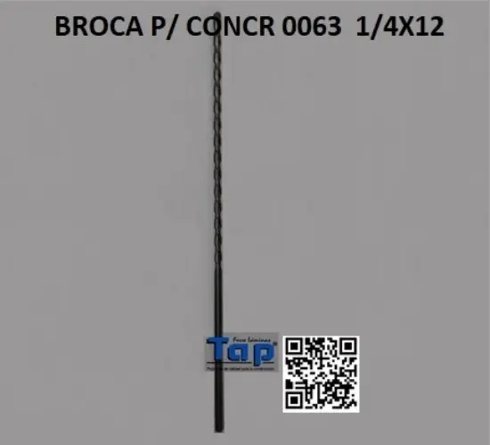 Imagen de BROCA P/ CONCR 0063  1/4X12