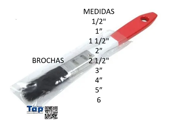 Imagen de TIPO DE BROCHAS
