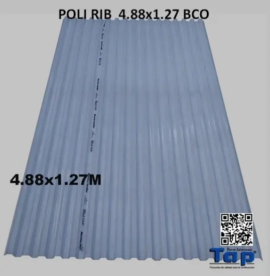 Imagen de POLI RIB  4.88x1.27 BCO