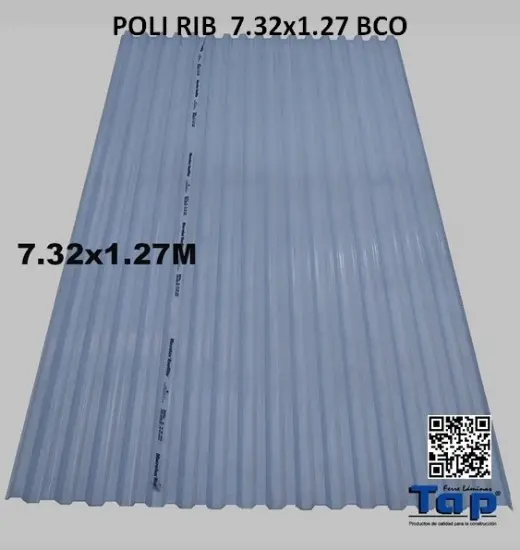 Imagen de POLI RIB  7.32x1.27 BCO