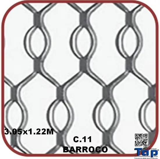 Imagen de REJACERO  BARROCO 3.05x1.22 C. 11