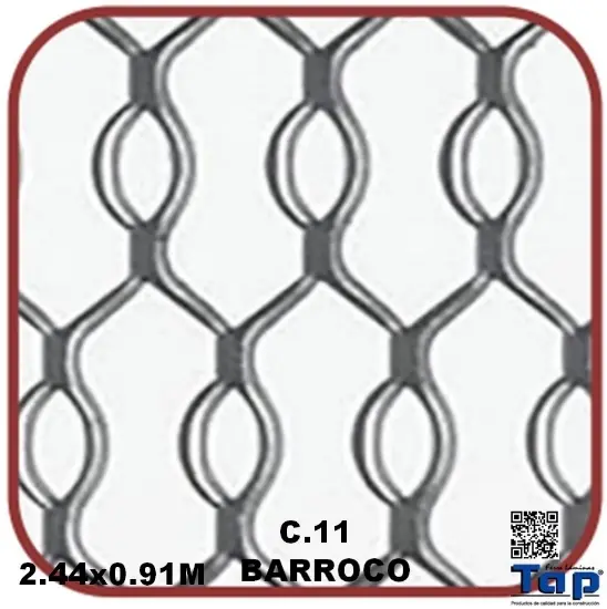 Imagen de REJACERO  BARROCO 2.44x0.91 C. 11