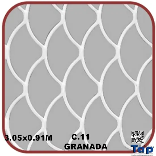 Imagen de REJACERO  GRANADA 3.05x0.91 C. 11