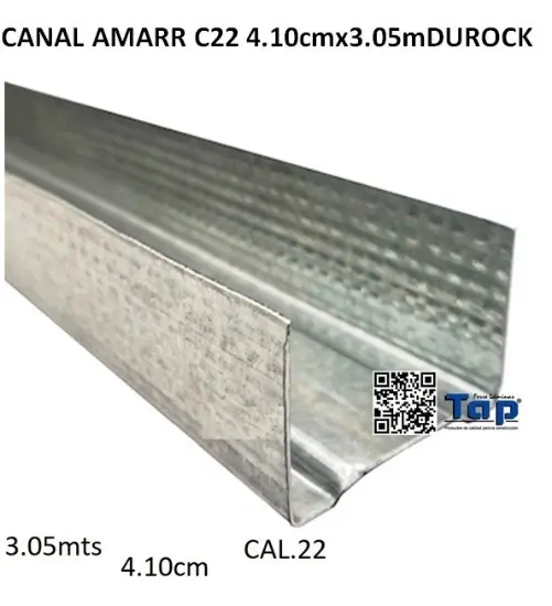 Imagen de CANAL AMARR C22 4.10cmx3.05mDUROCK