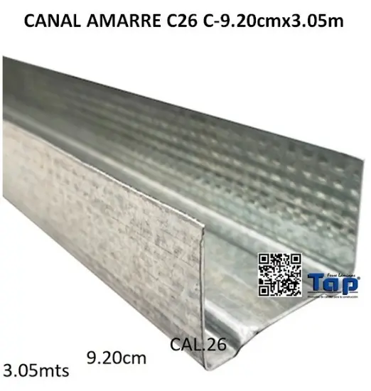 Imagen de CANAL AMARR C26 4.10cmx3.05m