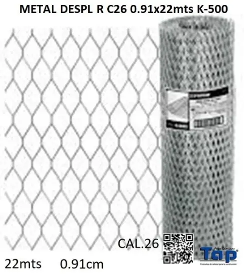 Imagen de METAL DESPL R C26 0.91x22mts K-500