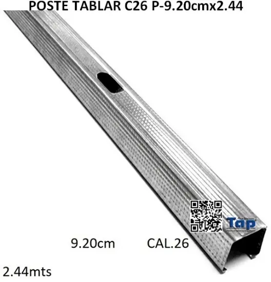 Imagen de POSTE TABLAR C26 P-9.20cmx2.44