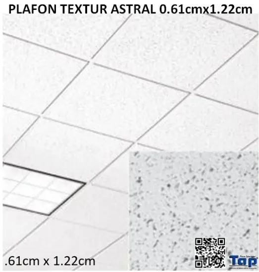 Imagen de PLAFON TEXTUR ASTRAL 0.61cmx1.22cm
