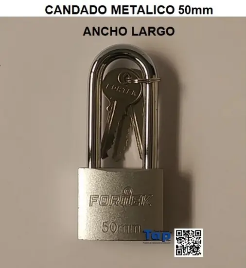 Imagen de CANDADO METALICO 50mm GANCHO LARGO