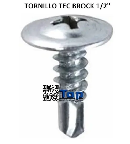 Imagen de TORNILLO TEC BROCK 1/2"