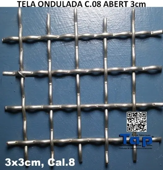 Imagen de TELA ONDULADA C.08 ABERT 3cm