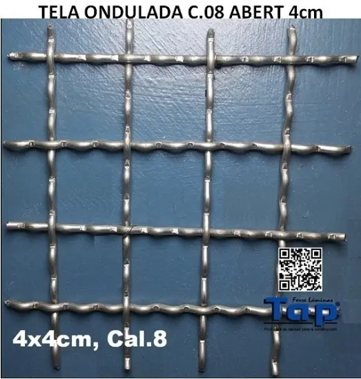 Imagen de TELA ONDULADA C.08 ABERT 4cm