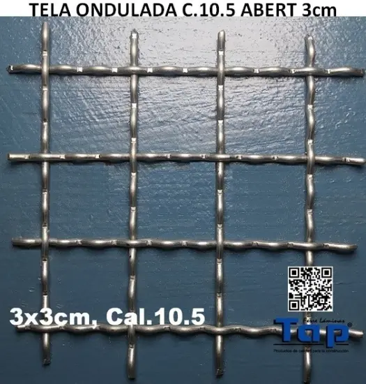 Imagen de TELA ONDULADA C.10.5 ABERT 3cm