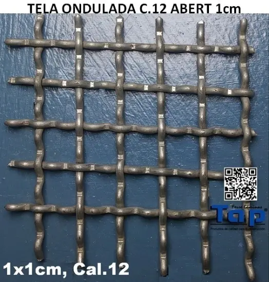 Imagen de TELA ONDULADA C.12 ABERT 1cm