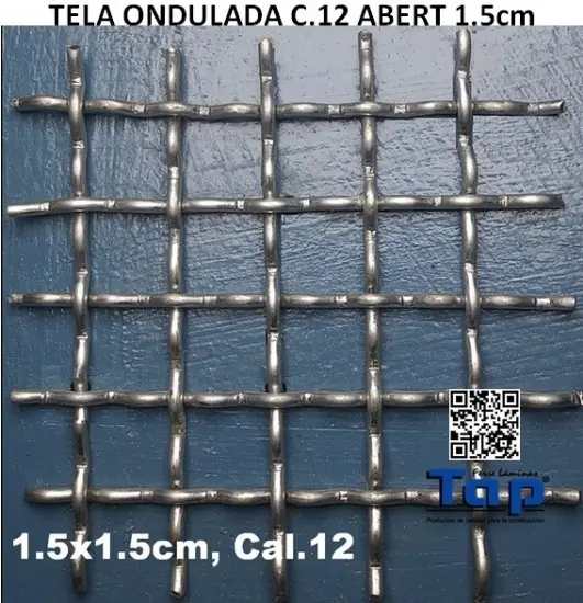 Imagen de TELA ONDULADA C.12 ABERT 1.5cm