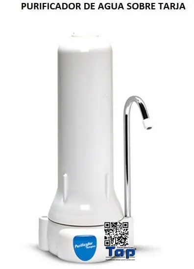 Imagen de PURIFICADOR DE AGUA SOBRE TARJA