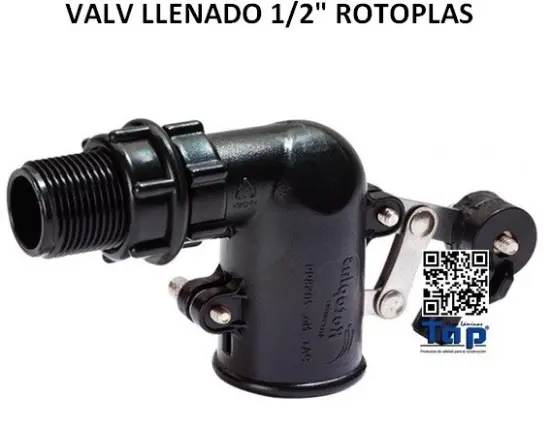Imagen de VALV LLENADO 1/2" ROTOPLAS