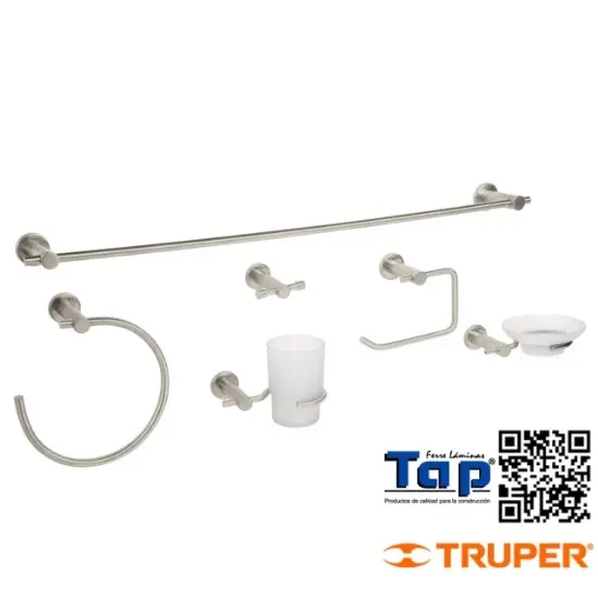 Imagen de ACC BAÑO SATIN FOSET JGO 6 PZA D